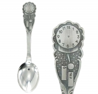 Серебряная ложка часы