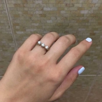 кольцо с бриллиантом 0 3 карата
