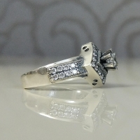 купить кольцо серебро женское